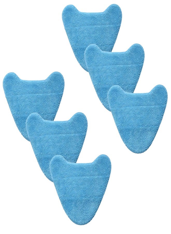 Planially 6 Pack Reusable Replacement Refills Steam Mop Pads Compatible with Hoover WH01100 WH20200, Microfiber Washable Cleaning Pads Fits for Vax S2 S2C S3 S3S, 12.6×8.7Inch - Image 1